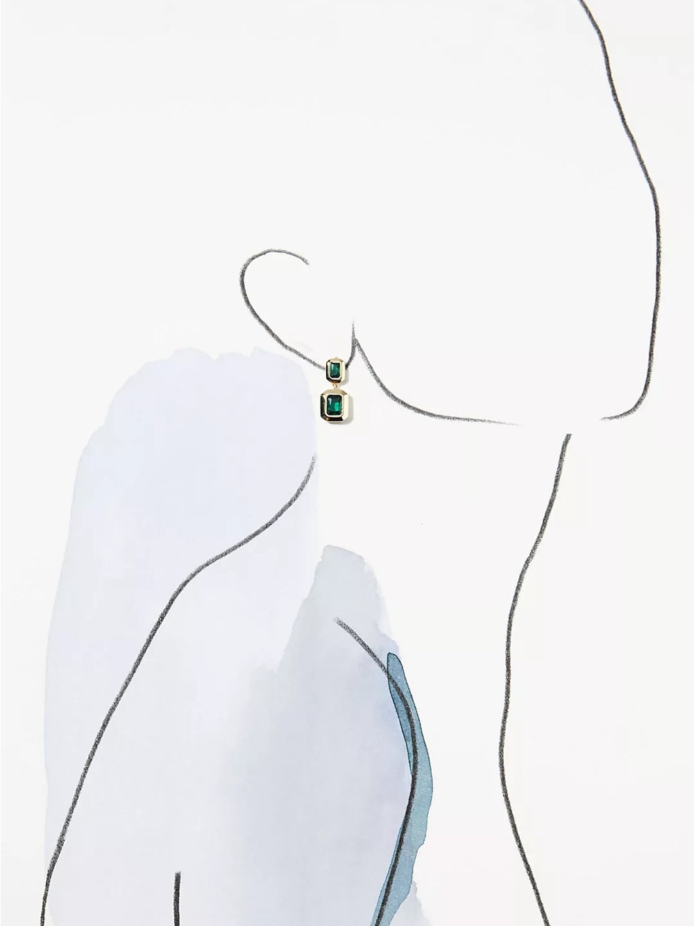 Shashi Isabelle Drop Earrings - Picture 2 of 4